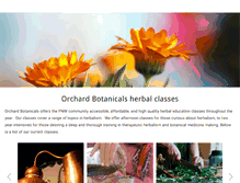 Tablet Screenshot of herbalclasses.com